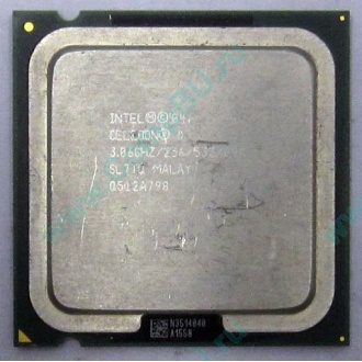 Процессор Intel Celeron D 345J (3.06GHz /256kb /533MHz) SL7TQ s.775 (Мурманск)